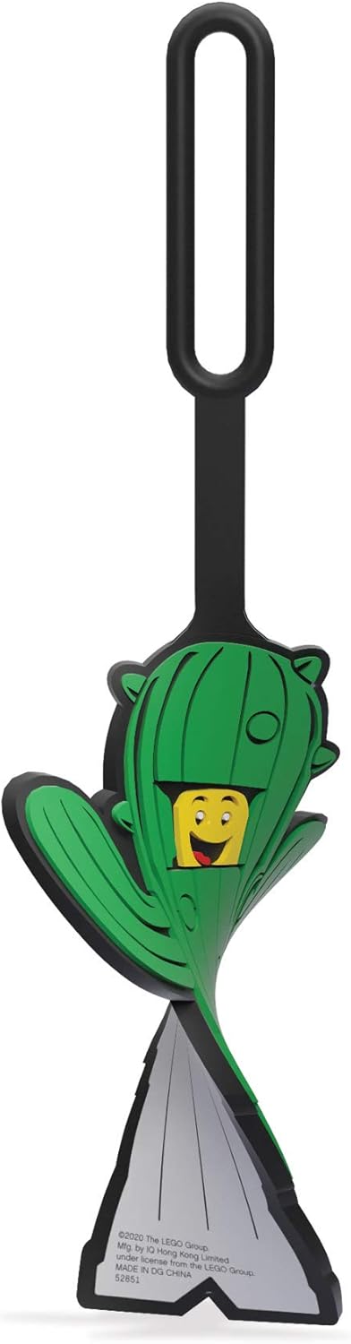 Cactus Lego Bag Tag