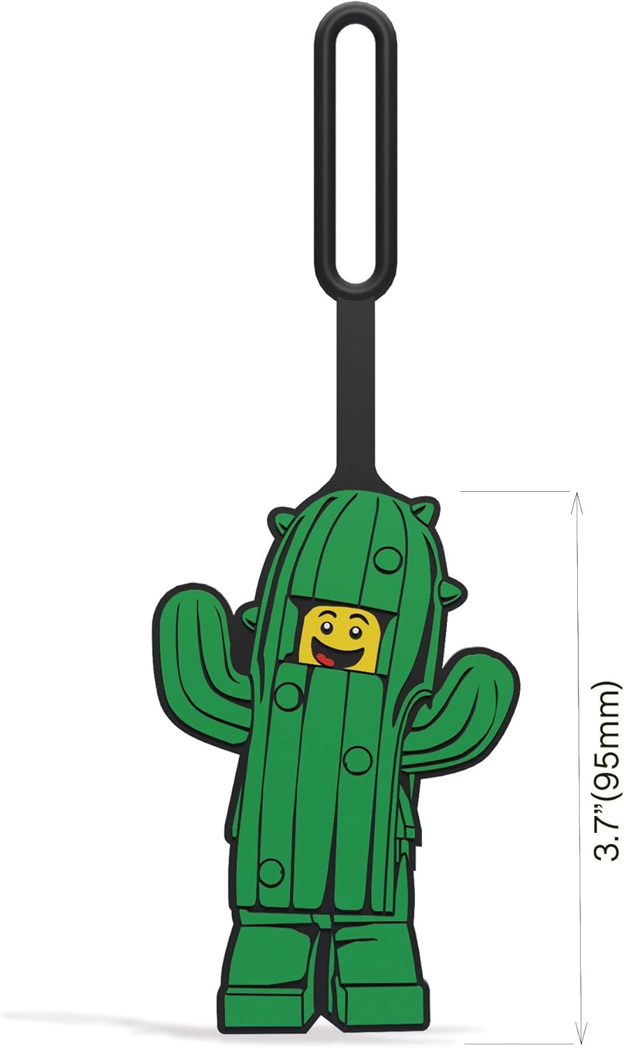 Cactus Lego Bag Tag